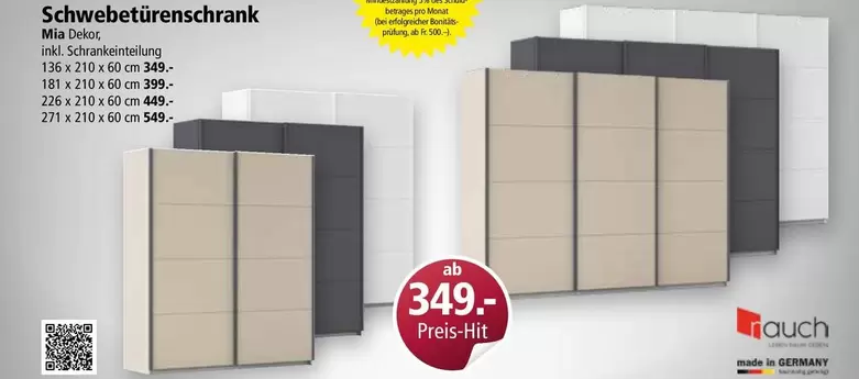 Mia - Schwebetürenschrank