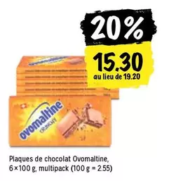 Ovomaltine - Plaques de chocolat