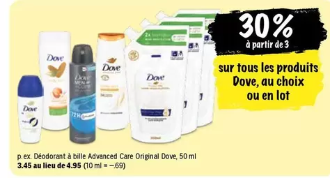 Déodorant à bille Advanced Care Original