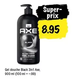 Gel douche Black 3in1