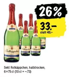 Sekt Rotkäppchen, halbtrocken