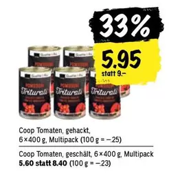 Coop Tomaten, gehackt