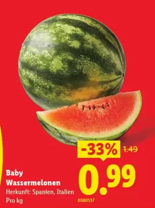 Baby Wassermelonen
