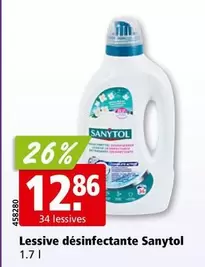 Lessive désinfectante