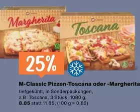 Pizzen-Toscana oder -Margherita