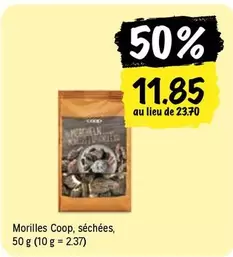 Morilles séchées