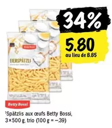Spätzli aux œufs