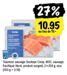 Saumon sauvage Sockeye