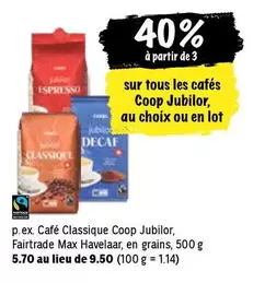 Café Classique Coop Jubilor