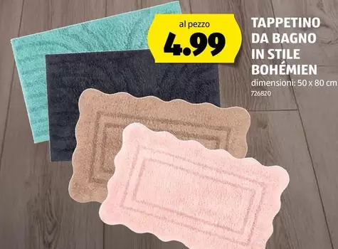 TAPPETINO DA BAGNO IN STILE BOHÉMIEN