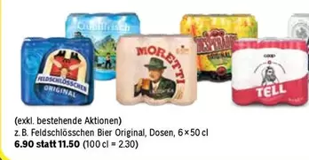 Bier Original, Dosen