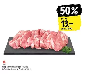 Coop Schweinshalssteak