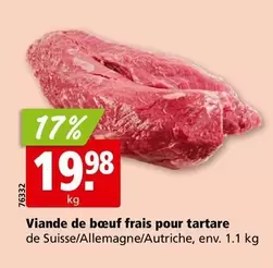 Viande de boeuf frais pour tartare