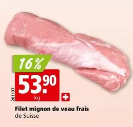 Filet mignon de veau frais