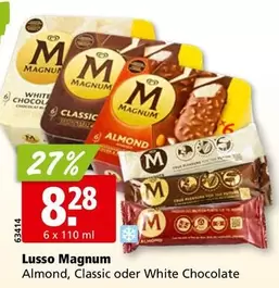 Magnum - Lusso Almond, Classic oder White Chocolate
