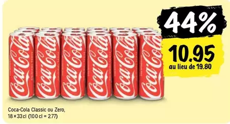 Coca-Cola Classic ou Zero