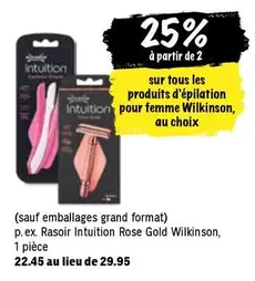 Femme - Rasoir Intuition Rose Gold