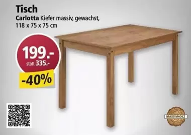 Tisch Carlotta