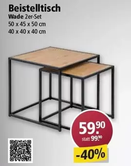 Beistelltisch Wade 2er-Set