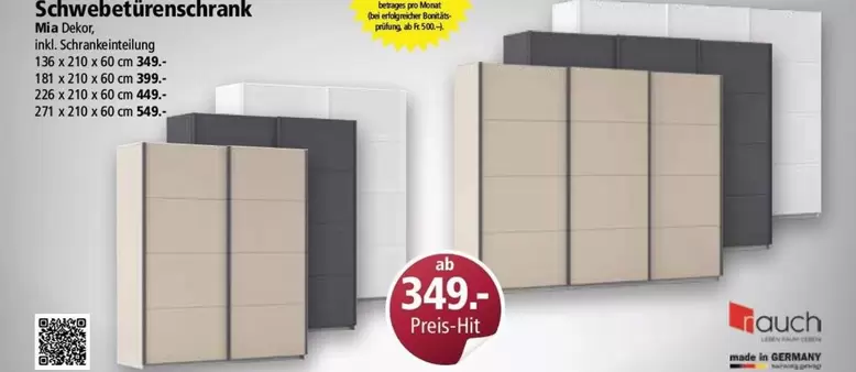 Mia - Schwebetürenschrank