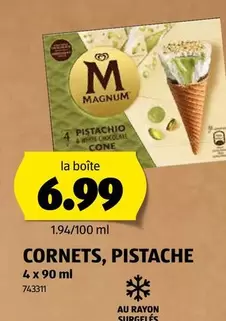 Magnum - CORNETS, PISTACHE