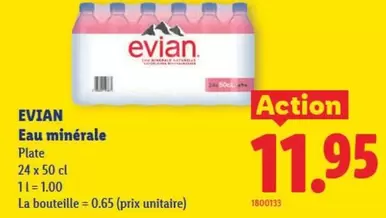 Evian - Eau minérale Plate