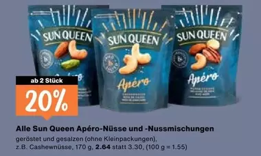 Apéro-Nüsse und -Nussmischungen