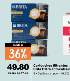Cartouches filtrantes anti-calcaire