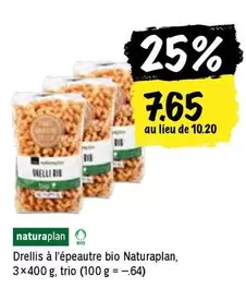 Drellis à l'épeautre bio