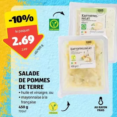 SALADE DE POMMES DE TERRE