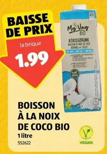BOISSON À LA NOIX DE COCO BIO
