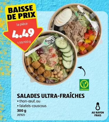 SALADES ULTRA-FRAÎCHES