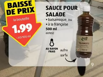 SAUCE POUR SALADE