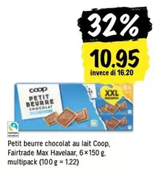 Petit beurre chocolat au lait