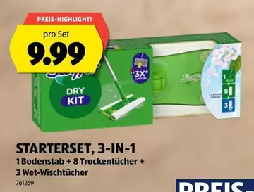 Swiffer - STARTERSET, 3-IN-1