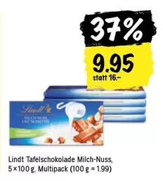 Tafelschokolade Milch-Nuss