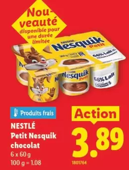 Action - Petit Nesquik chocolat
