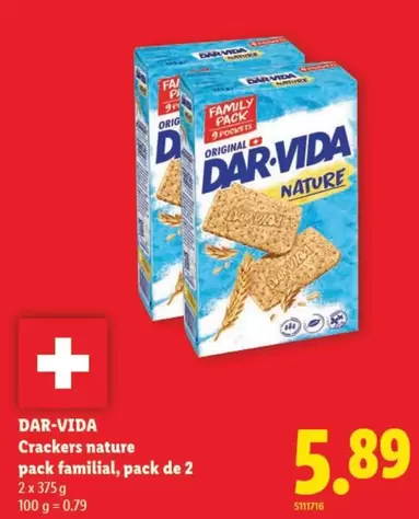 Crackers nature pack familial, pack de 2