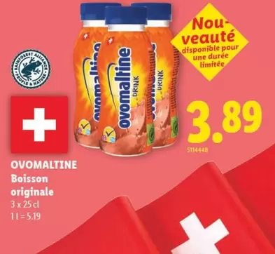 Ovomaltine -  Boisson originale