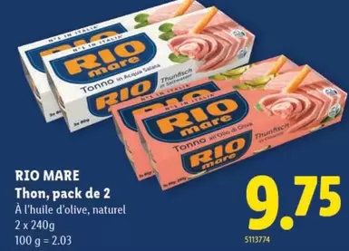 Thunfisch - Thon, pack de 2