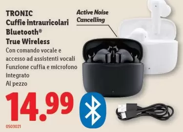 Cuffie intrauricola
ri Bluetooth
True Wireless