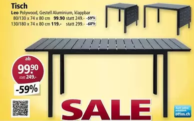 Tisch Leo Polywood