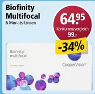Biofinity Multifocal 6 Monats-Linsen