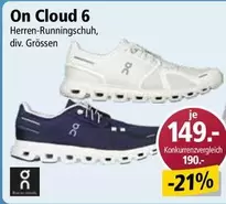 On Cloud 6 Herren-Running Schuh