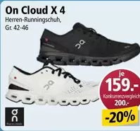 On Cloud X 4 Herren-Running Schuh