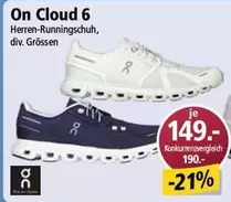 On Cloud 6 Herren-Running-Schuh