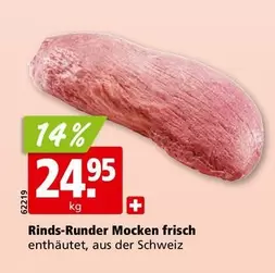 Rinds-Runder Mocken frisch