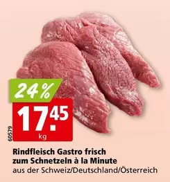 Rindfleisch Gastro frisch zum Schnetzeln à la Minute