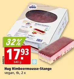 Himbeermousse-Stange