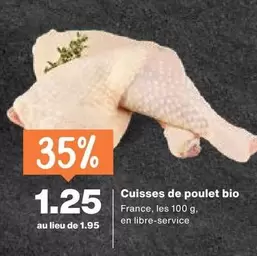 Cuisse de poulet bio
